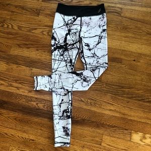 Do You Even marble white leggings